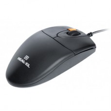 Мишка REAL-EL RM-220 Black - Фото