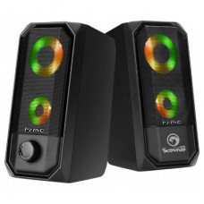 Акустична система Marvo SG-265 Multi-LED USB Black - Фото