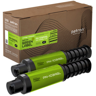 Тонер-картридж PATRON HP W1103AD DUAL PACK GREEN Label (PN-103ADGL)