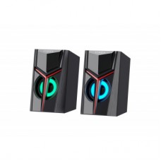 Акустична система Vinga SP-100 LED USB Black - Фото