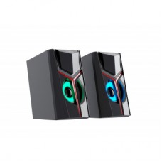 Акустична система Vinga SP-100 LED USB Black - Фото