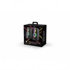 Акустична система Vinga SP-200 LED USB Black - Фото