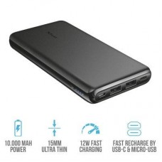 Банк заряда 10000 mAh, Trust Esla Thin, Black - Фото