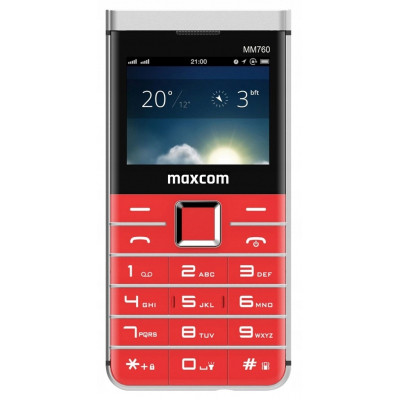 Мобільний телефон Maxcom MM760 Red (5908235974880)