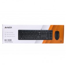 Комплект A4Tech KK-3330 USB Black (KK-3330 Black) - Фото