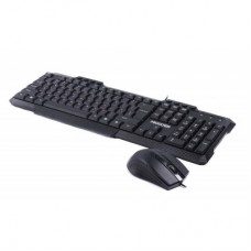 Комплект Maxxter KMS-CM-02-UA USB Black (KMS-CM-02-UA) - Фото