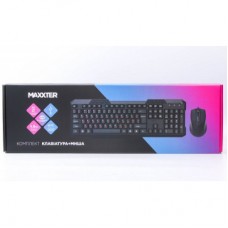 Комплект Maxxter KMS-CM-02-UA USB Black (KMS-CM-02-UA) - Фото