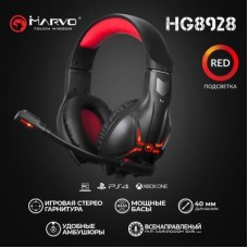 Наушники Marvo HG8928 Black-Red (HG8928) - Фото