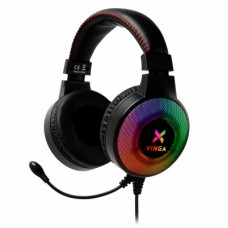 Наушники Vinga HSCU-100 Gaming LED Black (HSCU-100) - Фото