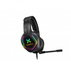 Наушники Vinga HSCU-160 Gaming LED Black (HSCU-160) - Фото