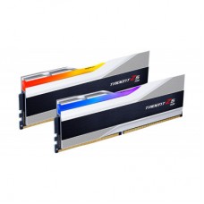 Модуль пам'яті для комп'ютера DDR5 32 GB (2x16GB) 6000 MHz Trident Z5 RGB Silver G.Skill - Фото