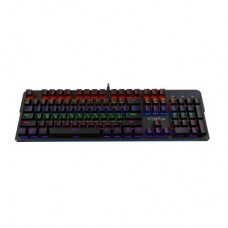 Клавиатура Vinga KBGM160 LED Outemu Blue USB Black (KBGM160V2 Black) - Фото