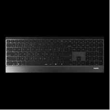 Клавіатура Rapoo E9500M Wireless Black (E9500M Black) - Фото