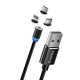 Дата кабель Кабель Colorway USB - 3в1 (Lightning+MicroUSB+Type-C) Magnet ColorWay (CW-CBUU020-BK) Дата кабель Кабель Colorway USB - 3в1 (Lightning+MicroUSB+Type-C) Magnet ColorWay (CW-CBUU020-BK)