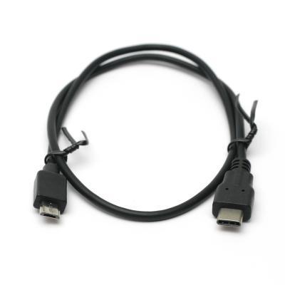 Дата кабель USB 3.0 Type C — micro USB 0.5 м PowerPlant (KD00AS1259)