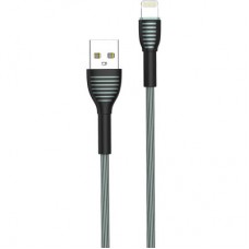 Дата кабель USB 2.0 AM to Lightning 1.0m ColorWay (CW-CBUL041-GR) - Фото