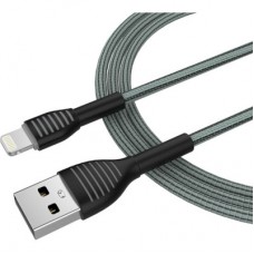 Дата кабель USB 2.0 AM to Lightning 1.0m ColorWay (CW-CBUL041-GR) - Фото