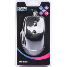 Мышка Maxxter Mc-6B01 USB Black (Mc-6B01) - Фото