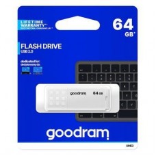 USB флешнакопичувач GOODRAM 64 GB UME2 White USB 2.0 (UME2-0640W0R11) - Фото