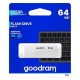USB флешнакопичувач GOODRAM 64 GB UME2 White USB 2.0 (UME2-0640W0R11) USB флешнакопичувач GOODRAM 64 GB UME2 White USB 2.0 (UME2-0640W0R11)