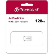 USB-флеш-накопичувач Transcend 128 GB JetFlash 710 Silver USB 3.0 (TS128GJF710S) - Фото
