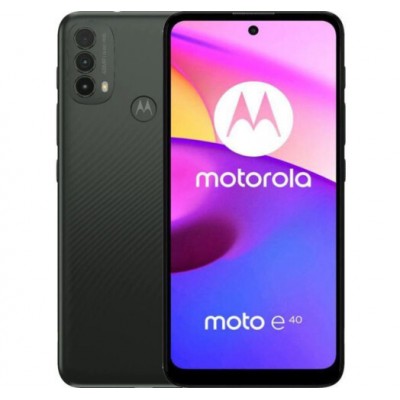 Телефон Motorola E40 4\64Gb Black (Моторола Е40)
