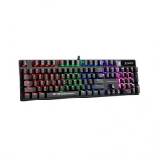 Клавиатура Xtrike GK-980 6 colors-LED Mechanical Red Switch USB Black (GK-980) - Фото