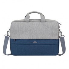 Сумка для ноутбука RivaCase 15.6" 7532 Prater, grey/dark blue anti-theft (7532Grey/DarkBlue) - Фото