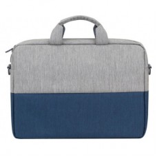 Сумка для ноутбука RivaCase 15.6" 7532 Prater, grey/dark blue anti-theft (7532Grey/DarkBlue) - Фото