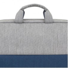Сумка для ноутбука RivaCase 15.6" 7532 Prater, grey/dark blue anti-theft (7532Grey/DarkBlue) - Фото