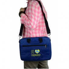Сумка для ноутбука Porto 13.3" PN13DB LoveUkraine DarkBlue (PN13DB_LoveUkr) - Фото