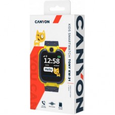 Смарт-часы Canyon CNE-KW31YB Kids smartwatch Tony, Yellow-Grey (CNE-KW31YB) - Фото