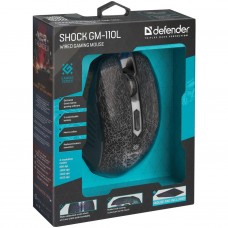 Мишка Defender Shock GM-110L Black (52110) - Фото