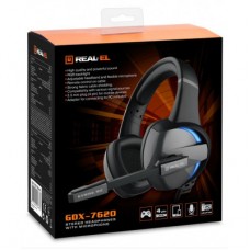 Наушники REAL-EL GDX-7620 Black - Фото