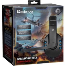 Наушники Defender Warhead G-160 Black-Blue (64118) - Фото