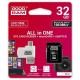 Картка пам'яті GOODRAM 32 GB microSDHC class 10 UHS-I (M1A4-0320R12) Картка пам'яті GOODRAM 32 GB microSDHC class 10 UHS-I (M1A4-0320R12)