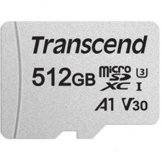 Картка пам'яті Transcend 512 GB microSDXC Class 10 U3 (TS512GUSD300S-A) - Фото