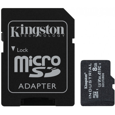 Картка пам'яті Kingston 8GB microSDHC class 10 UHS-I V30 A1 (SDCIT2/8GB)
