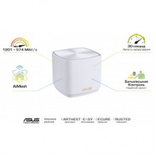 Маршрутизатор ASUS ZenWiFi XD4 1PK white (XD4-1PK-WHITE) - Фото