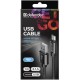 Дата кабель USB 2.0 AM to Micro 5P 1.0m USB08-03T PRO black Defender (87802) Дата кабель USB 2.0 AM to Micro 5P 1.0m USB08-03T PRO black Defender (87802)