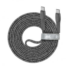 Дата кабель USB 2.0 Type-C to Type-C 2.1m 3А 60W grey RivaCase (PS6105 GR21) - Фото