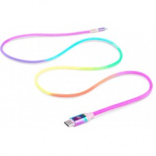 Дата кабель USB Type-C to Lightning 1.0m MFI Rainbow REAL-EL (EL123500054) - Фото