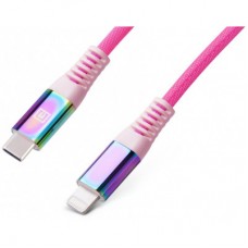 Дата кабель USB Type-C to Lightning 1.0m MFI Rainbow REAL-EL (EL123500054) - Фото