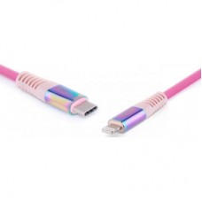 Дата кабель USB Type-C to Lightning 1.0m MFI Rainbow REAL-EL (EL123500054) - Фото