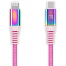 Дата кабель USB Type-C to Lightning 1.0m MFI Rainbow REAL-EL (EL123500054) - Фото