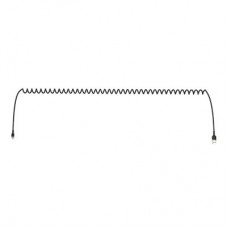 Дата кабель USB 2.0 AM to Micro 5P 1.0m spiral black ColorWay (CW-CBUM051-BK) - Фото