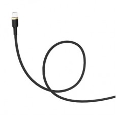 Дата кабель USB 2.0 AM to Type-C 1.0m spiral black ColorWay (CW-CBUC051-BK) - Фото