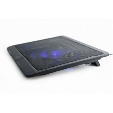 Підставка для ноутбука Gembird до 15", 1x120 mm fan, black (NBS-1F15-04) - Фото