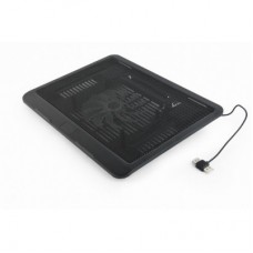 Підставка для ноутбука Gembird до 15", 1x120 mm fan, black (NBS-1F15-04) - Фото