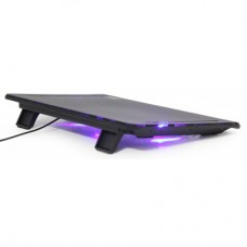 Підставка для ноутбука Gembird до 15", 2x125 mm fan, black (NBS-2F15-01) - Фото